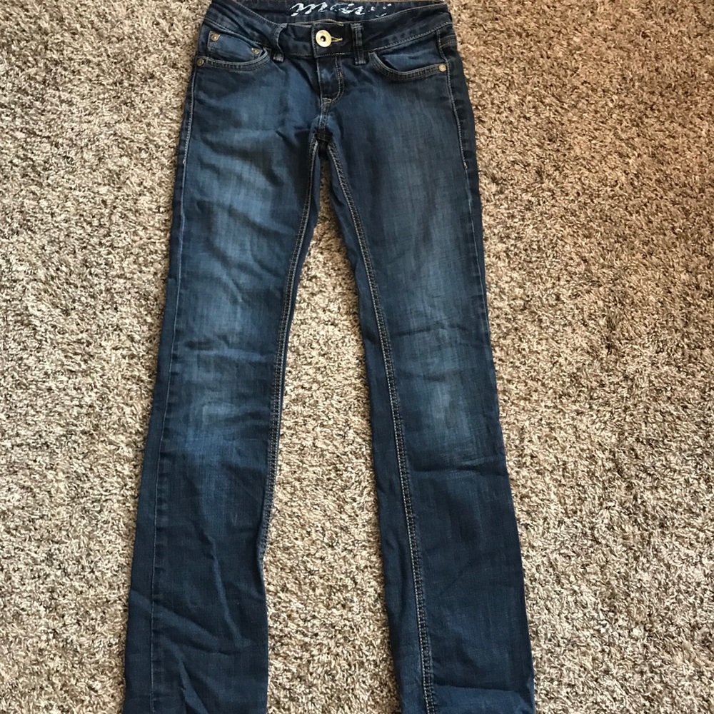Mauve boot cut jeans
